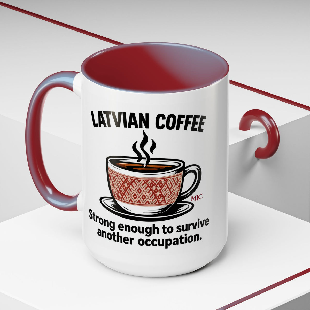 Latvian Coffee Mug | Funny Latvian Heritage Gift | BalticAF