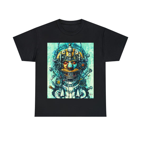 CYBERPUNK STEAMPUNK AUTON - Airt on a Shirt - Unisex Heavy Cotton Tee - AUS