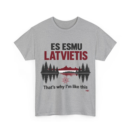 Es Esmu Latvietis T-Shirt | Proud Latvian Heritage Gift | BalticAF