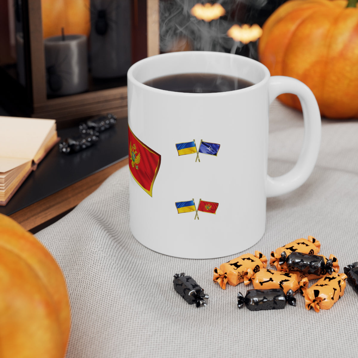 Ukrainian-Montenegrin NATO Supporter Mug