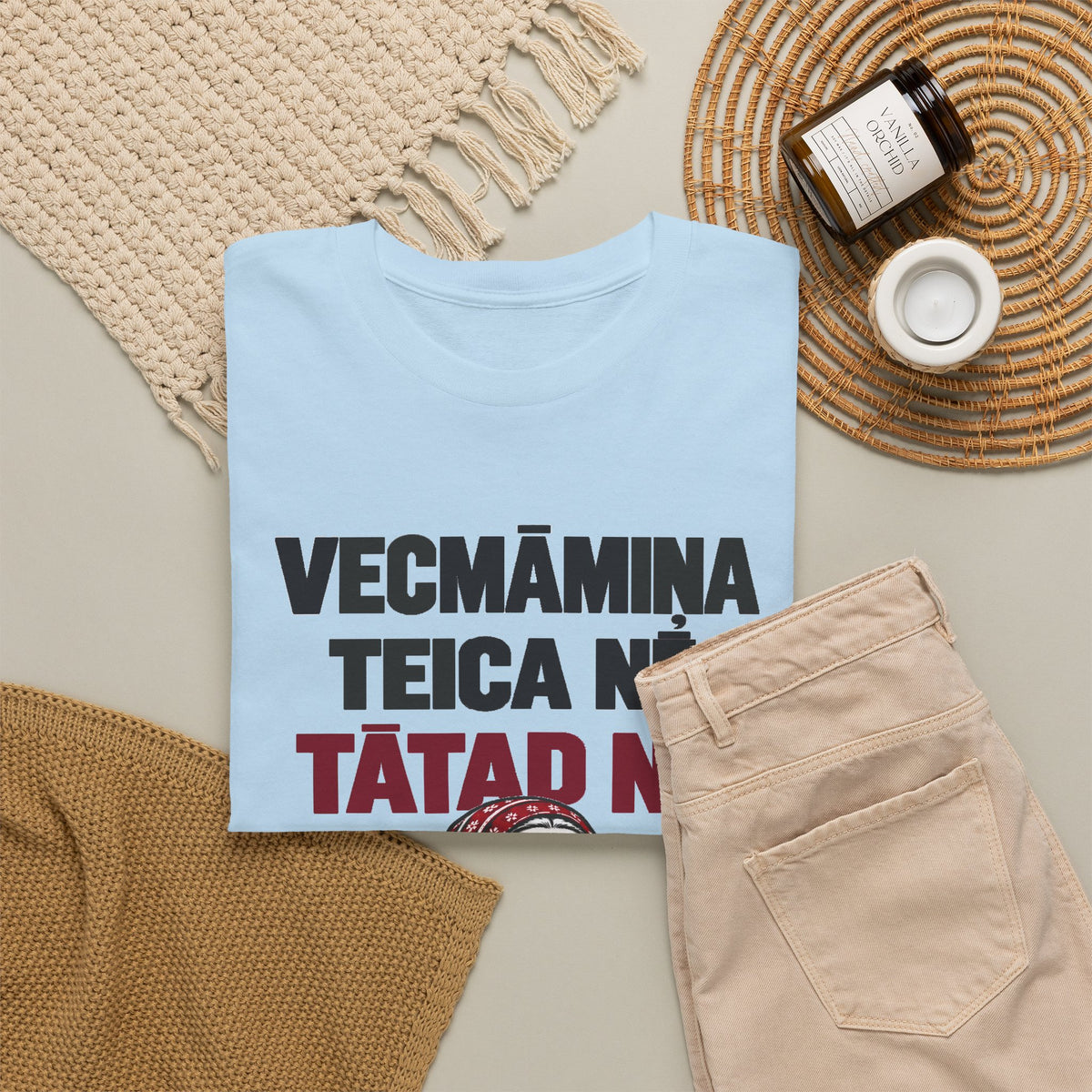 Vecmāmiņa Teica Nē T-Shirt | Latvian Grandma Gift | BalticAF