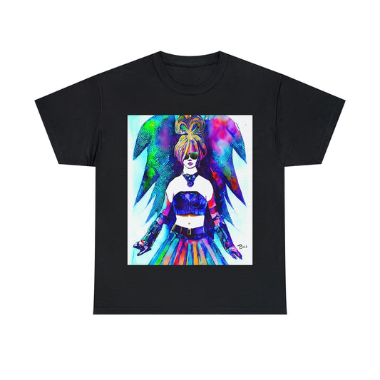 CYBER GIRL - Airt on a Shirt - Unisex Heavy Cotton Tee - AUS