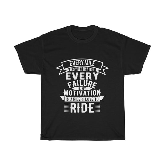 Every Mile is MY Destination... - Unisex Heavy Cotton Tee