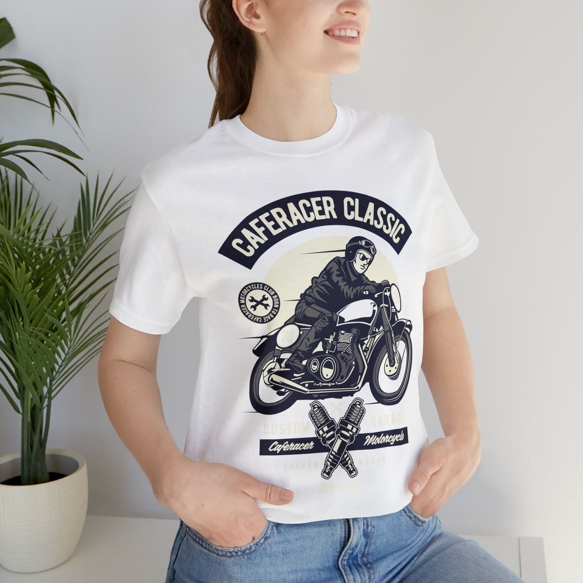 CAFE RACER Classic - Unisex Jersey Short Sleeve Tee