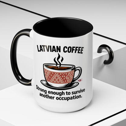 Latvian Coffee Mug | Funny Latvian Heritage Gift | BalticAF