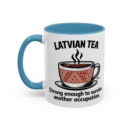 Latvian Tea Mug | Latvian Heritage & Humour Gift | BalticAF