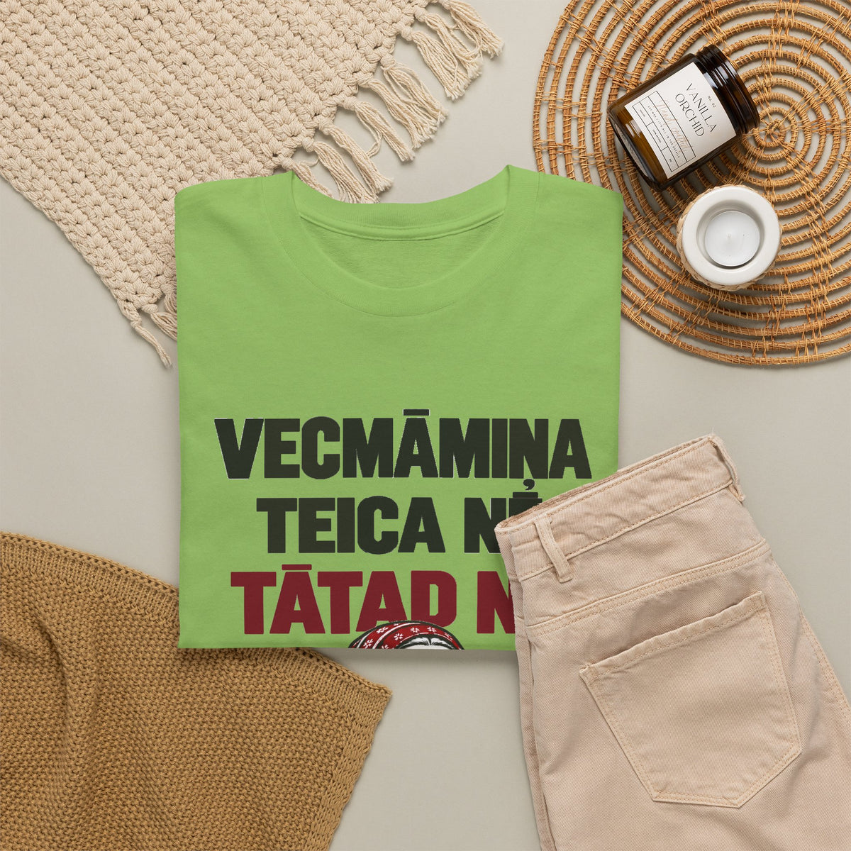 Vecmāmiņa Teica Nē T-Shirt | Latvian Grandma Gift | BalticAF