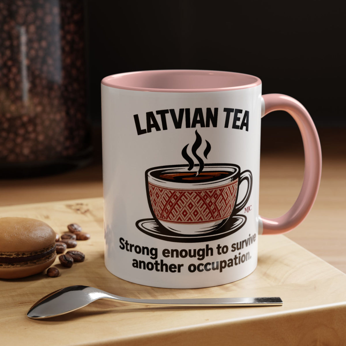Latvian Tea Mug | Latvian Heritage & Humour Gift | BalticAF