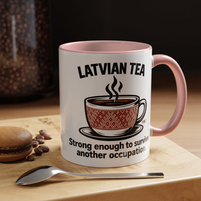 Latvian Tea Mug | Latvian Heritage & Humour Gift | BalticAF