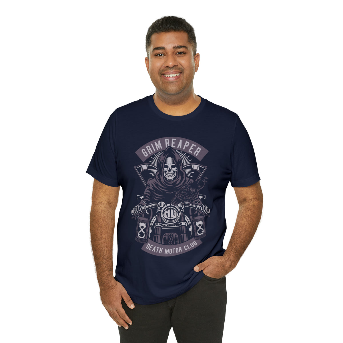 GRIM REAPER Moto Club - Unisex Jersey Short Sleeve Tee