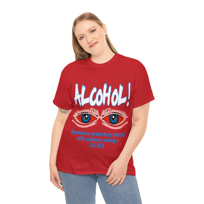 "ALC****" vs Salad - Funny Unisex Heavy Cotton Tee - AUS