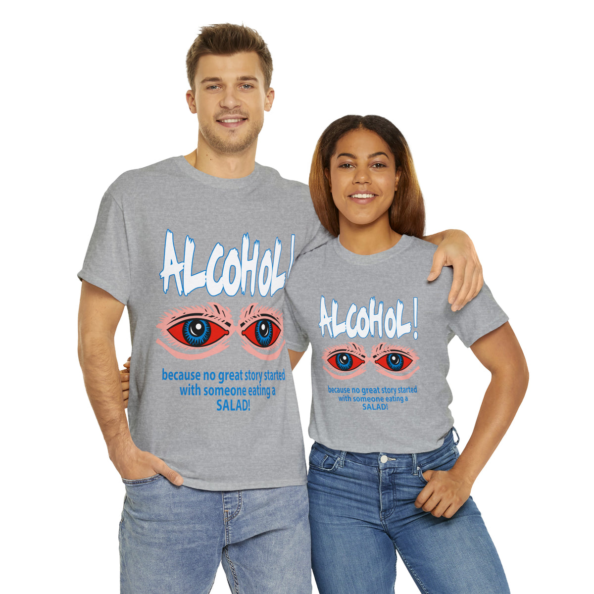 "ALC****" vs Salad - Funny Unisex Heavy Cotton Tee - AUS