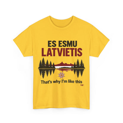 Es Esmu Latvietis T-Shirt | Proud Latvian Heritage Gift | BalticAF