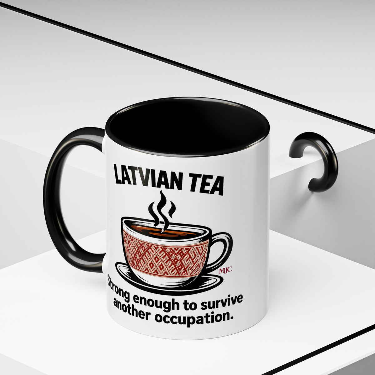 Latvian Tea Mug | Latvian Heritage & Humour Gift | BalticAF