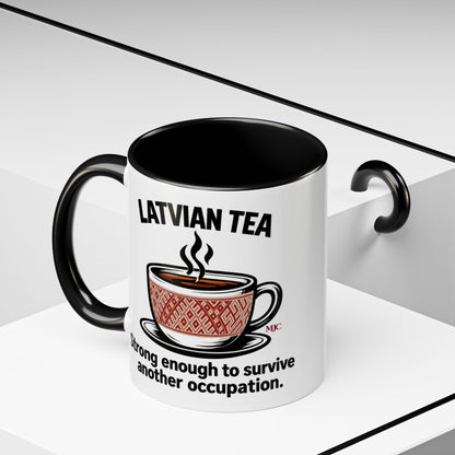 Latvian Tea Mug | Latvian Heritage & Humour Gift | BalticAF