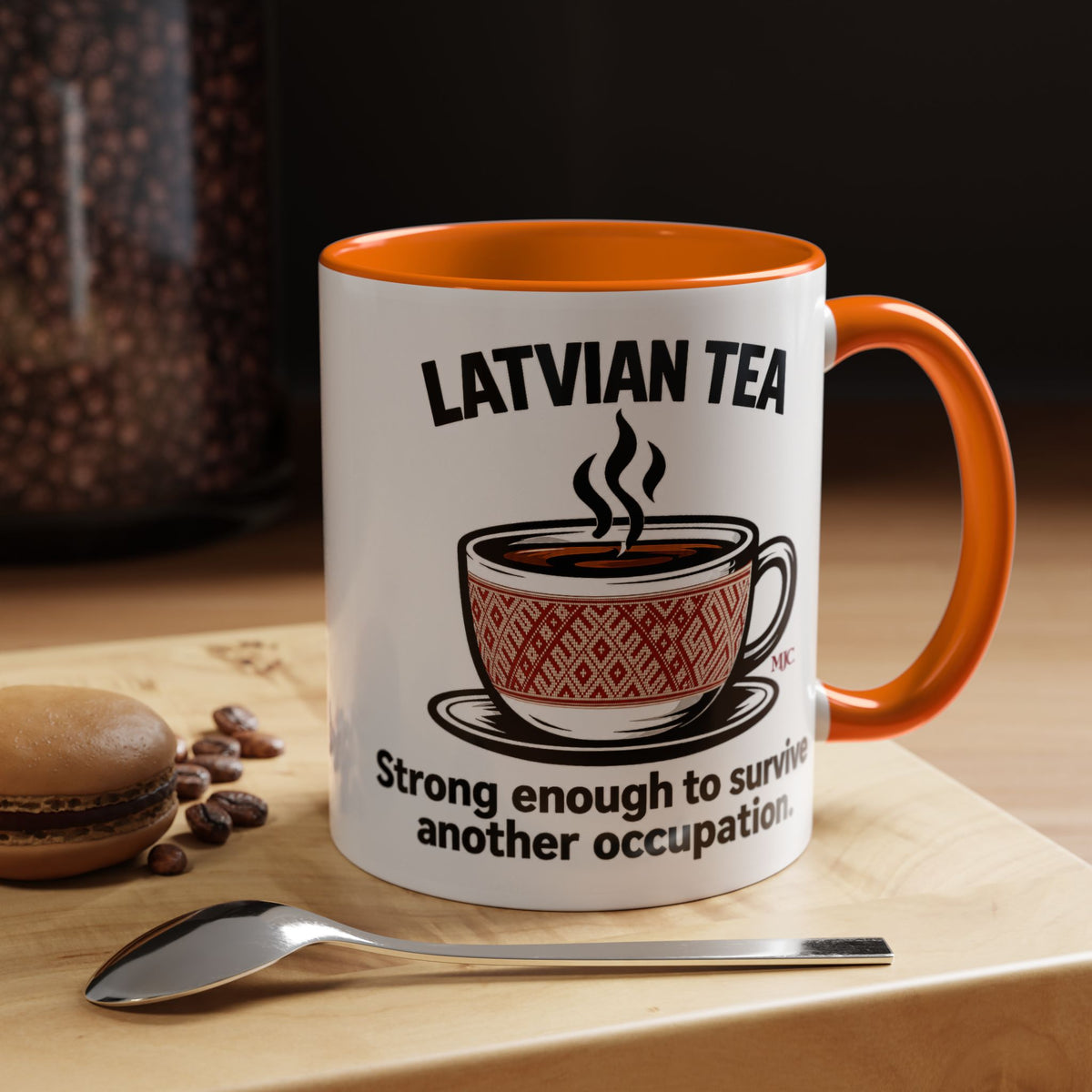 Latvian Tea Mug | Latvian Heritage & Humour Gift | BalticAF
