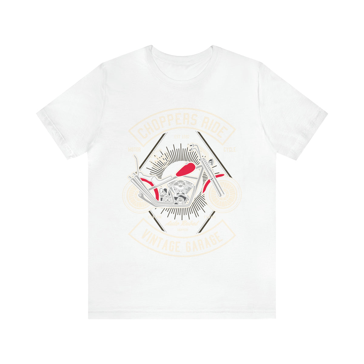 CHOPPERS RIDE Vintage Classic - Unisex Jersey Short Sleeve Tee