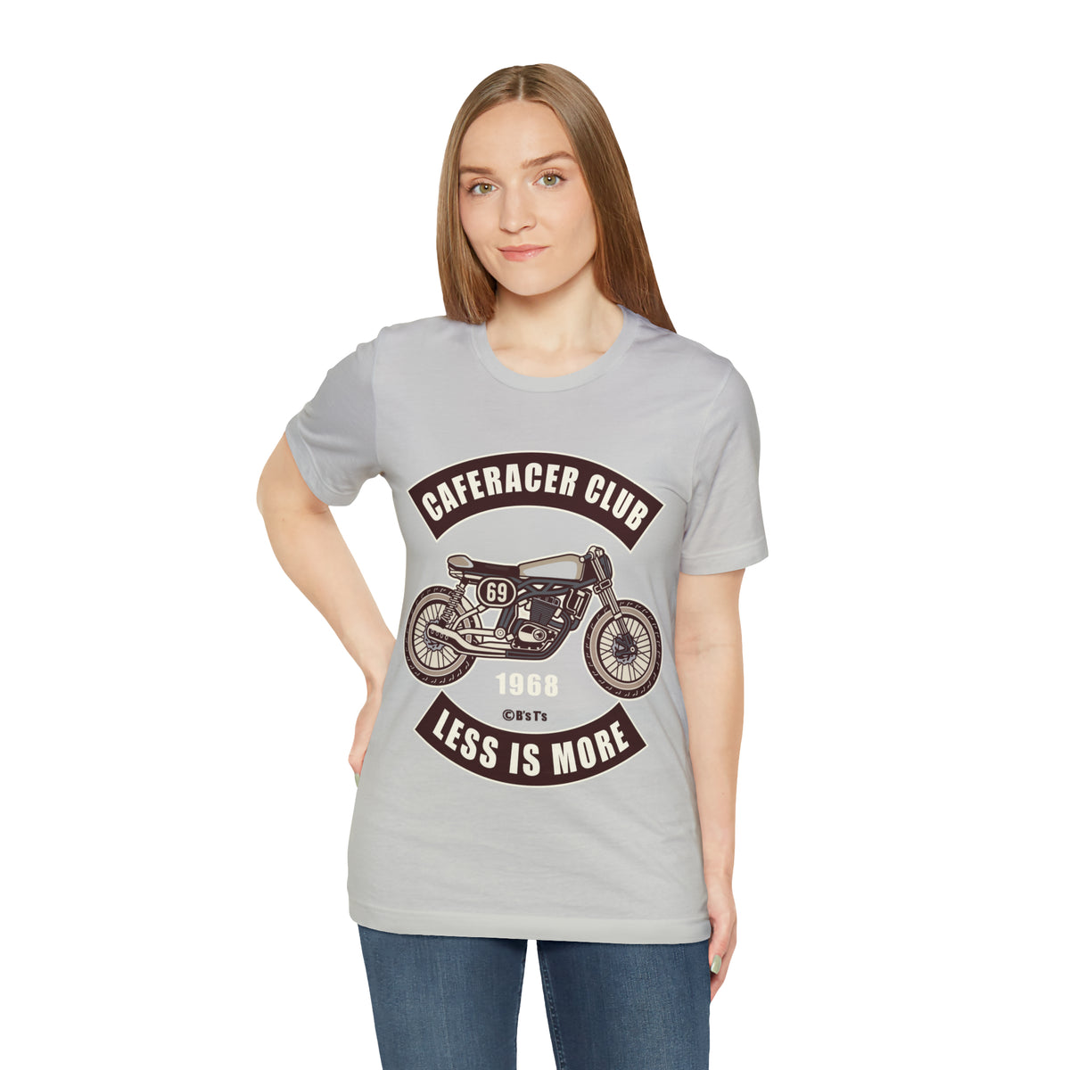 CAFE RACE CLUB Less is More - Unisex Jersey Short Sleeve Tee
