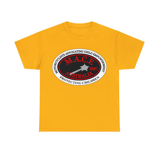M.A.C.E. Plain Emblem - Unisex Heavy Cotton Tee