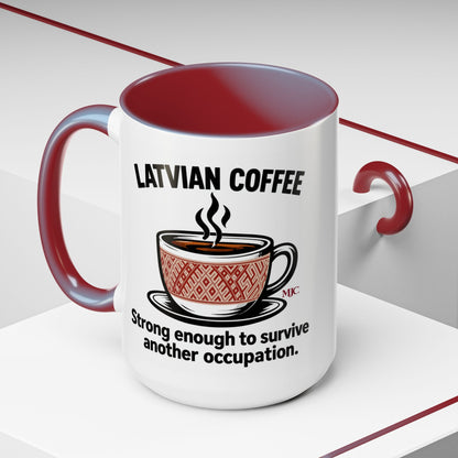 Latvian Coffee Mug | Funny Latvian Heritage Gift | BalticAF