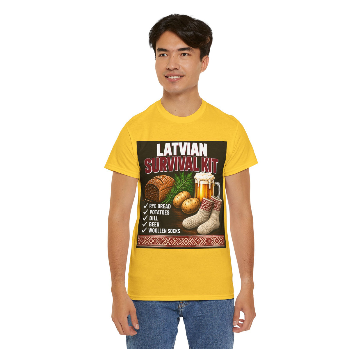 Latvian Survival Kit T-Shirt | Funny Latvian Gift | BalticAF