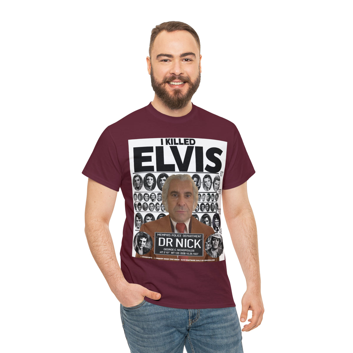 I KI**** ELVIS - Unisex Heavy Cotton Tee - USA