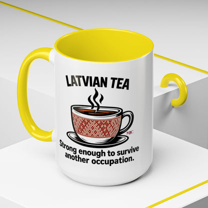 Latvian Tea Mug | Latvian Heritage & Humour Gift | BalticAF
