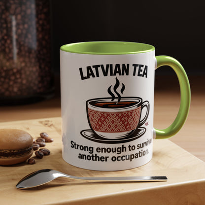 Latvian Tea Mug | Latvian Heritage & Humour Gift | BalticAF