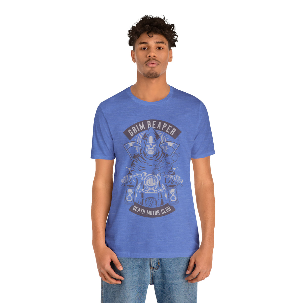 GRIM REAPER Moto Club - Unisex Jersey Short Sleeve Tee