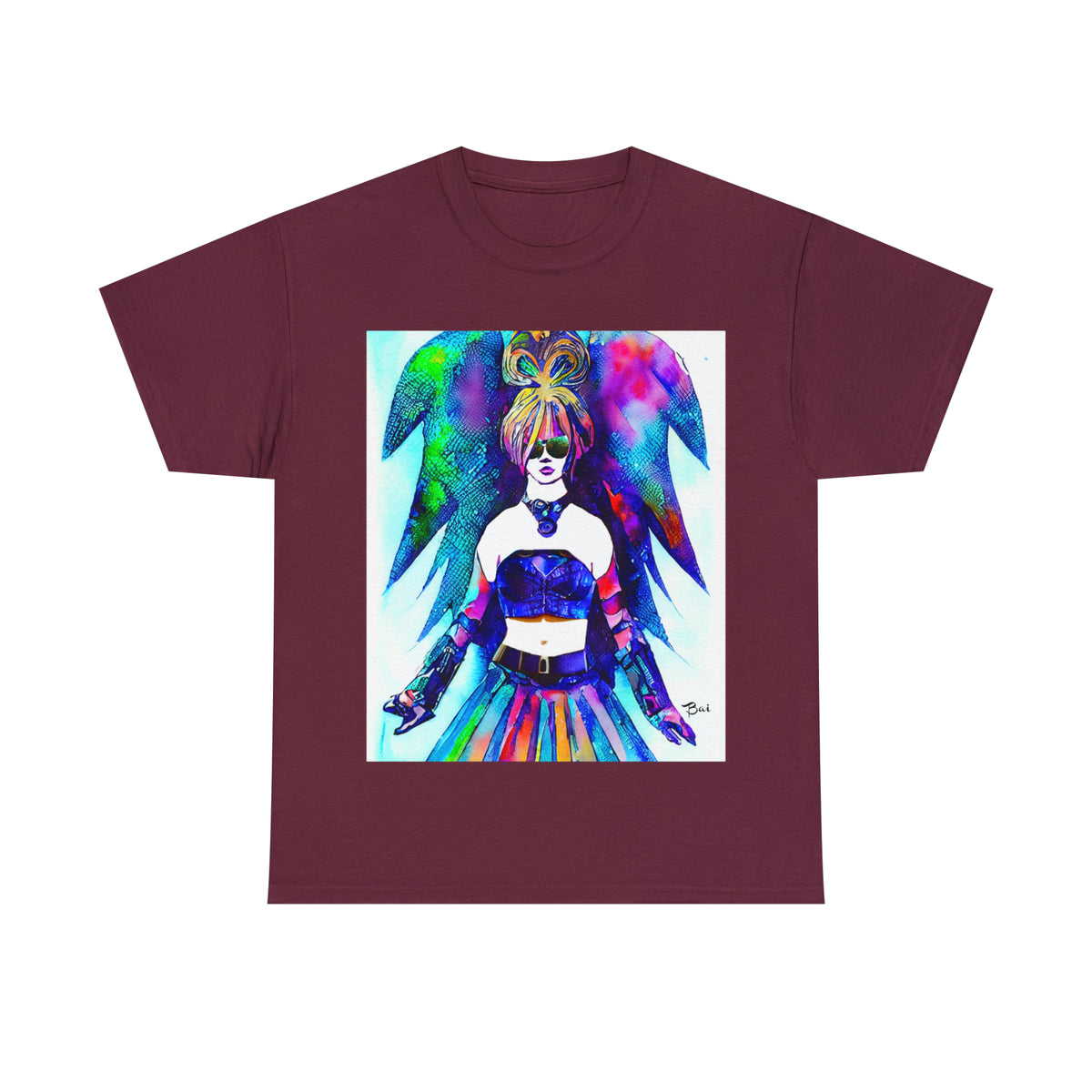 CYBER GIRL - Airt on a Shirt  - Unisex Heavy Cotton Tee - AUS
