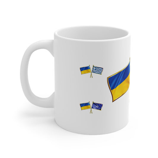 Ukrainian-Grecian NATO Supporter Mug