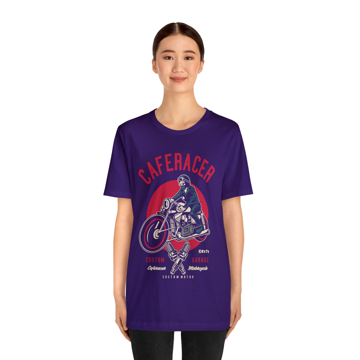 CAFE RACER Custom Garage - Unisex Jersey Short Sleeve Tee