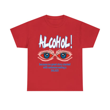 "ALC****" vs Salad  - Funny Shirt - Unisex Heavy Cotton Tee - USA
