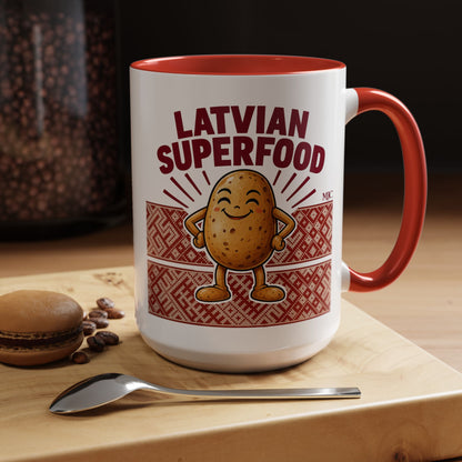 Latvian Superfood Mug | Funny Potato Gift | BalticAF