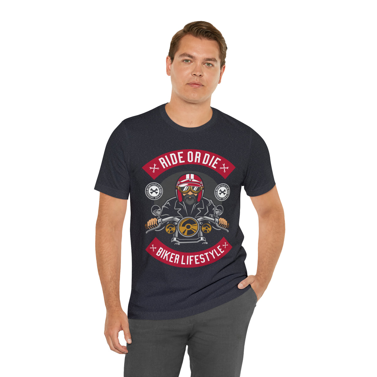BIKER LIFESTYLE - Ride or Die - Unisex Jersey Short Sleeve Tee