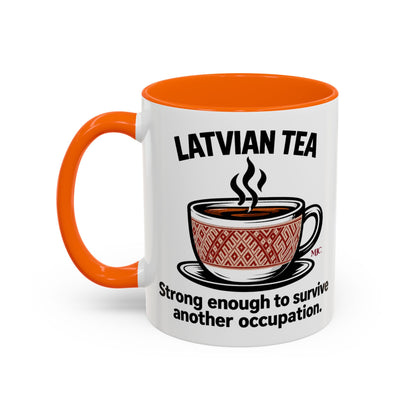 Latvian Tea Mug | Latvian Heritage & Humour Gift | BalticAF