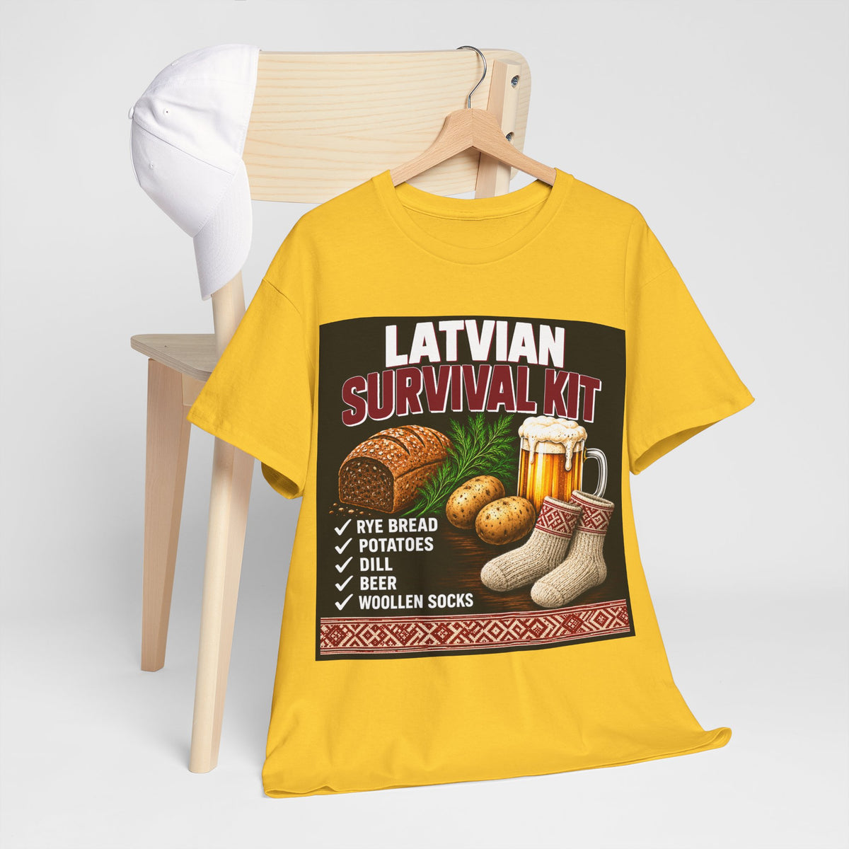Latvian Survival Kit T-Shirt | Funny Latvian Gift | BalticAF
