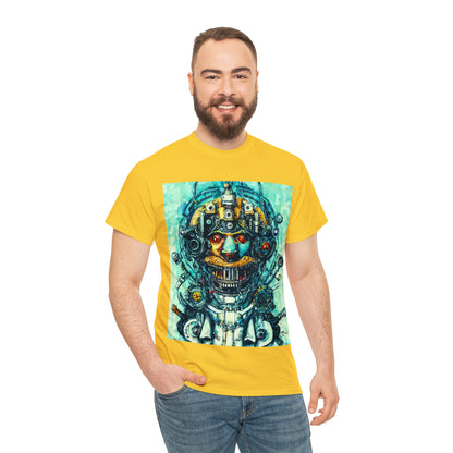 CYBERPUNK STEAMPUNK AUTON - Airt on a Shirt  - Unisex Heavy Cotton Tee - AUS