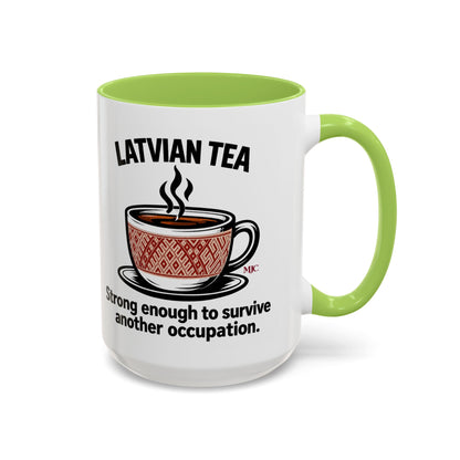 Latvian Tea Mug | Latvian Heritage & Humour Gift | BalticAF
