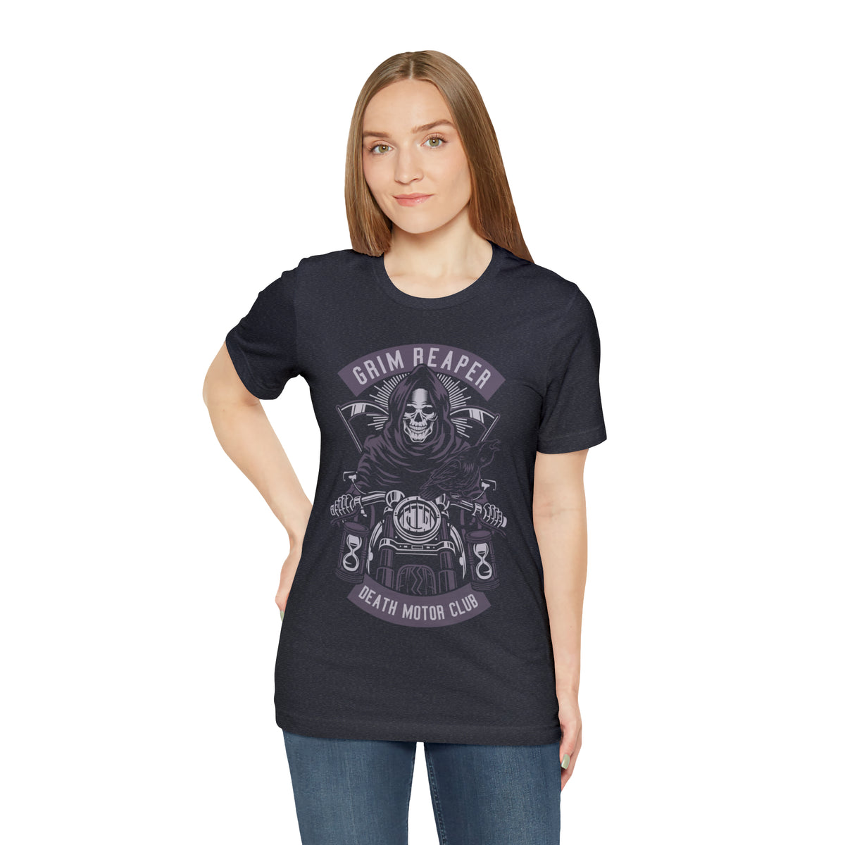 GRIM REAPER Moto Club - Unisex Jersey Short Sleeve Tee