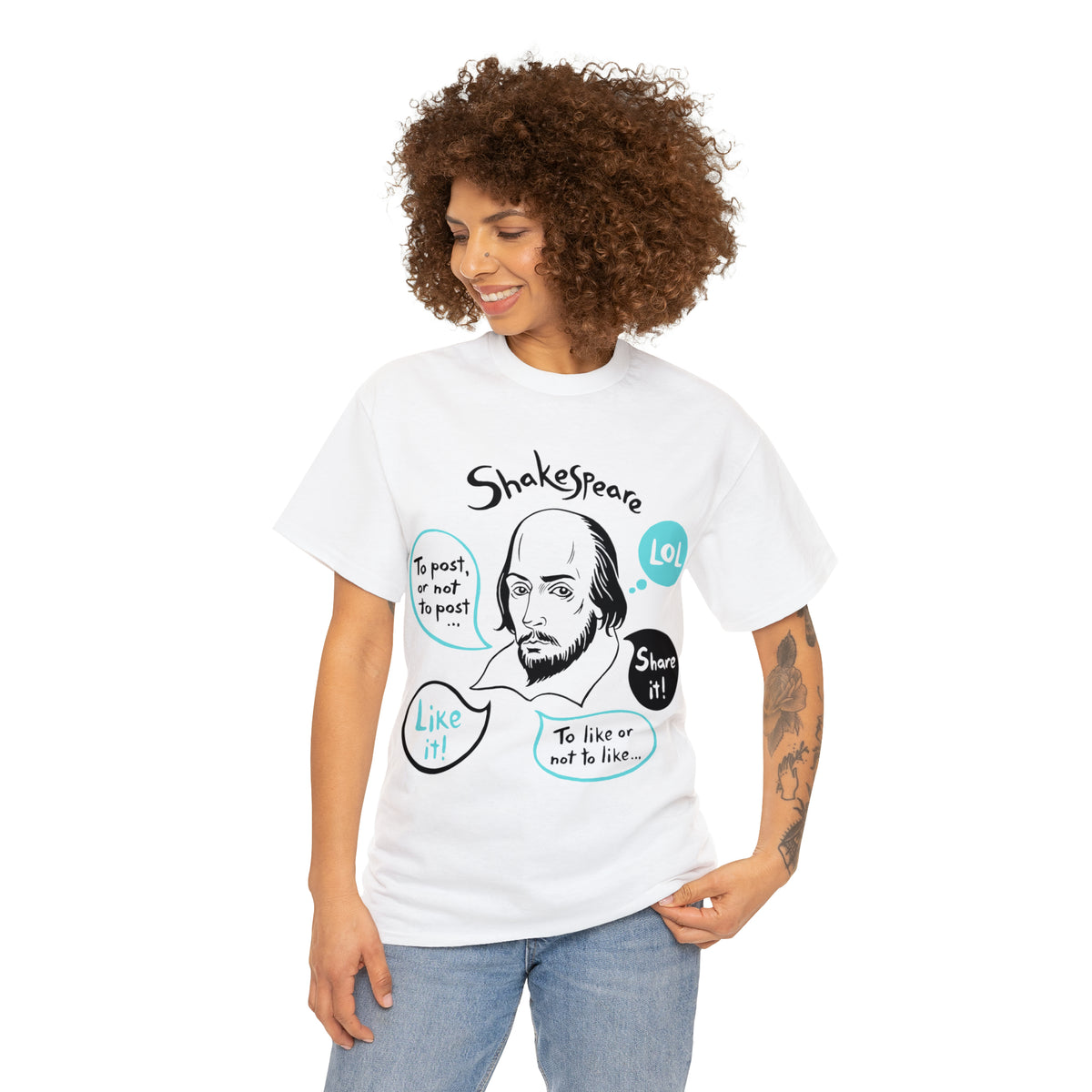 21st Century SHAKESPEARE  (light) - Unisex Heavy Cotton Tee