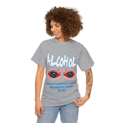 "ALC****" vs Salad - Funny Unisex Heavy Cotton Tee - AUS