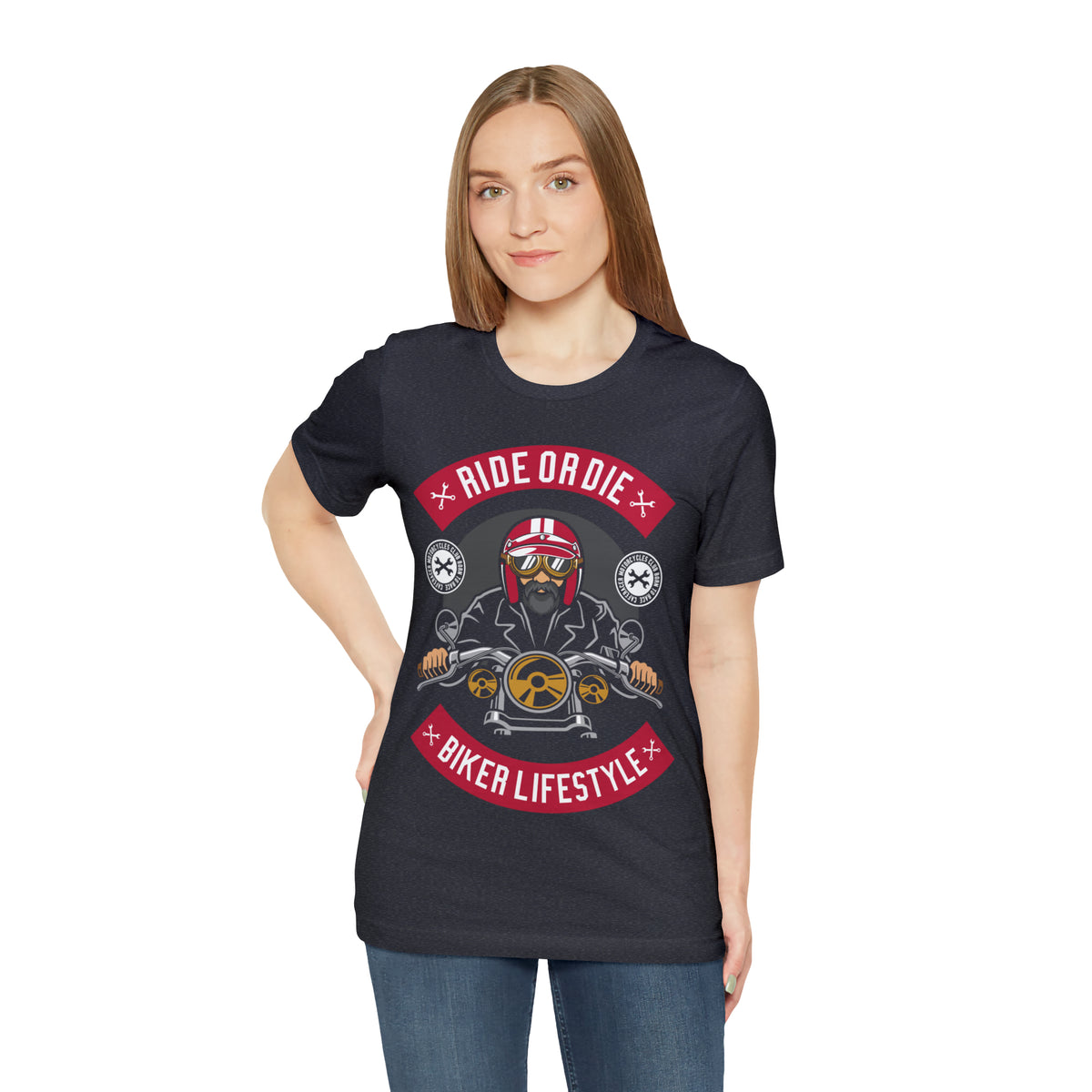 BIKER LIFESTYLE - Ride or Die - Unisex Jersey Short Sleeve Tee