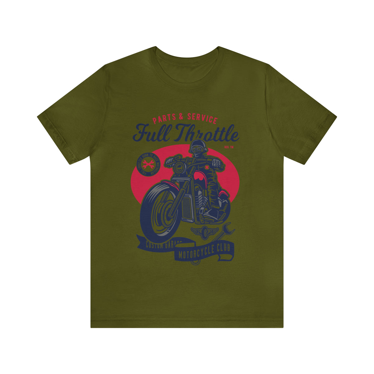 FULL THROTTLE Parts & Service - Unisex Jersey Short Sleeve Tee