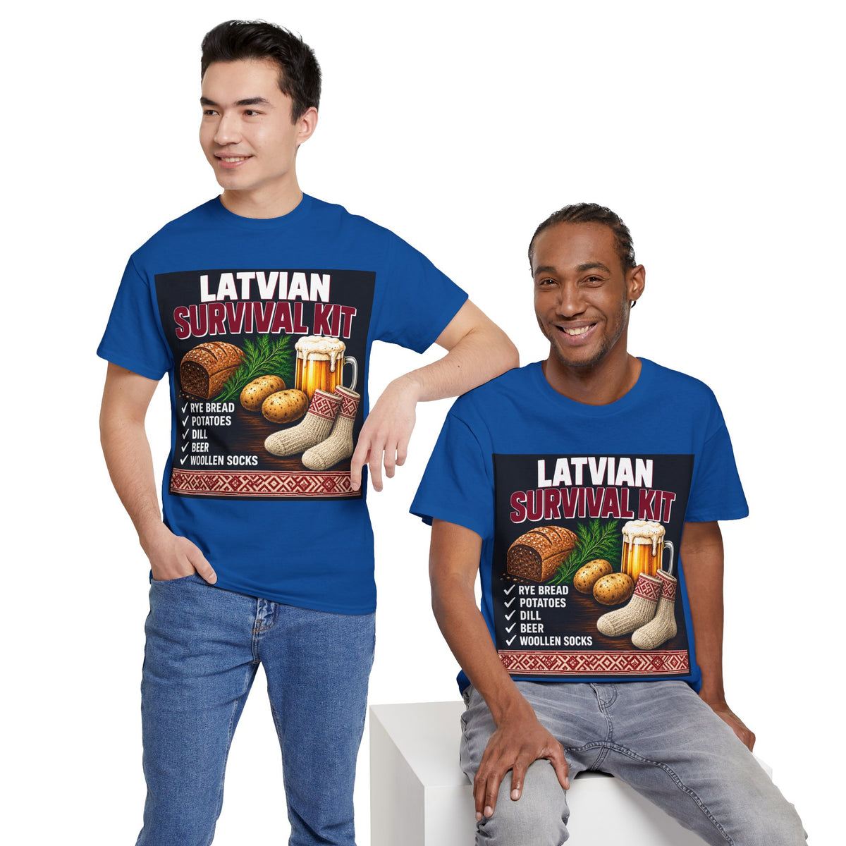 Latvian Survival Kit T-Shirt | Funny Latvian Gift | BalticAF