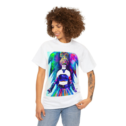 CYBER GIRL - Airt on a Shirt  - Unisex Heavy Cotton Tee - AUS