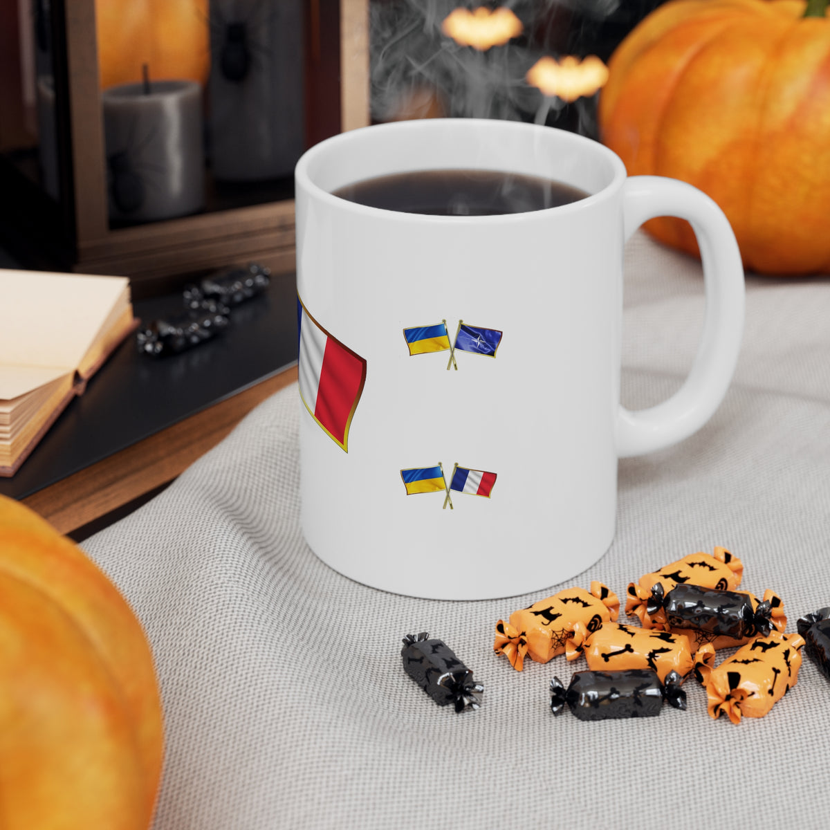 Ukrainian-French NATO Supporter Mug