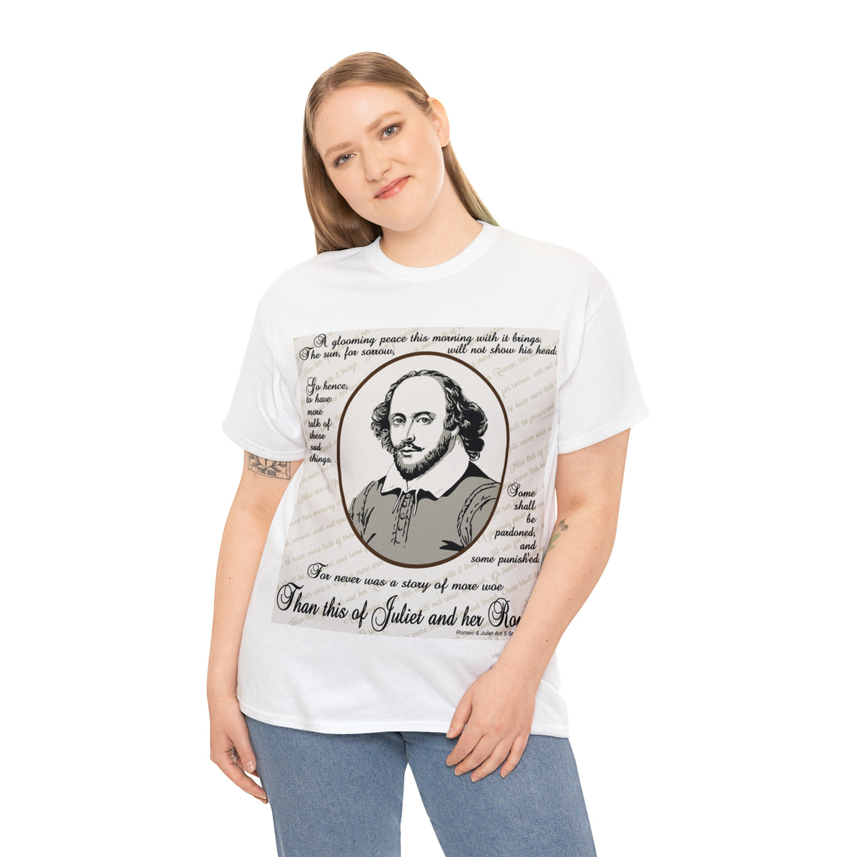 No Greater Tale of Woe... Juliet & Romeo.- Unisex Heavy Cotton Tee