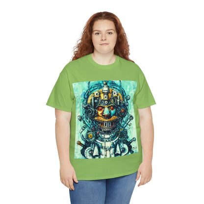 CYBERPUNK STEAMPUNK AUTON - Airt on a Shirt  - Unisex Heavy Cotton Tee - AUS
