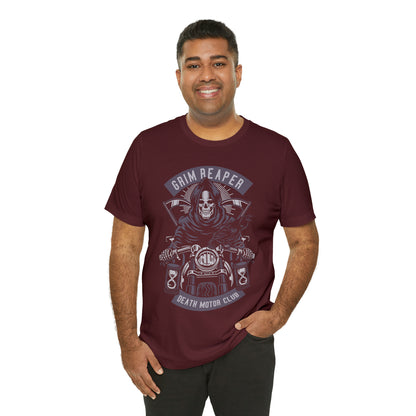 GRIM REAPER Moto Club - Unisex Jersey Short Sleeve Tee